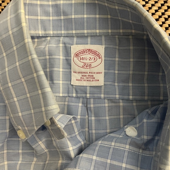 Men’s Brooks Brothers Button Down Shirt - 14.5 32/33 - Picture 2 of 4